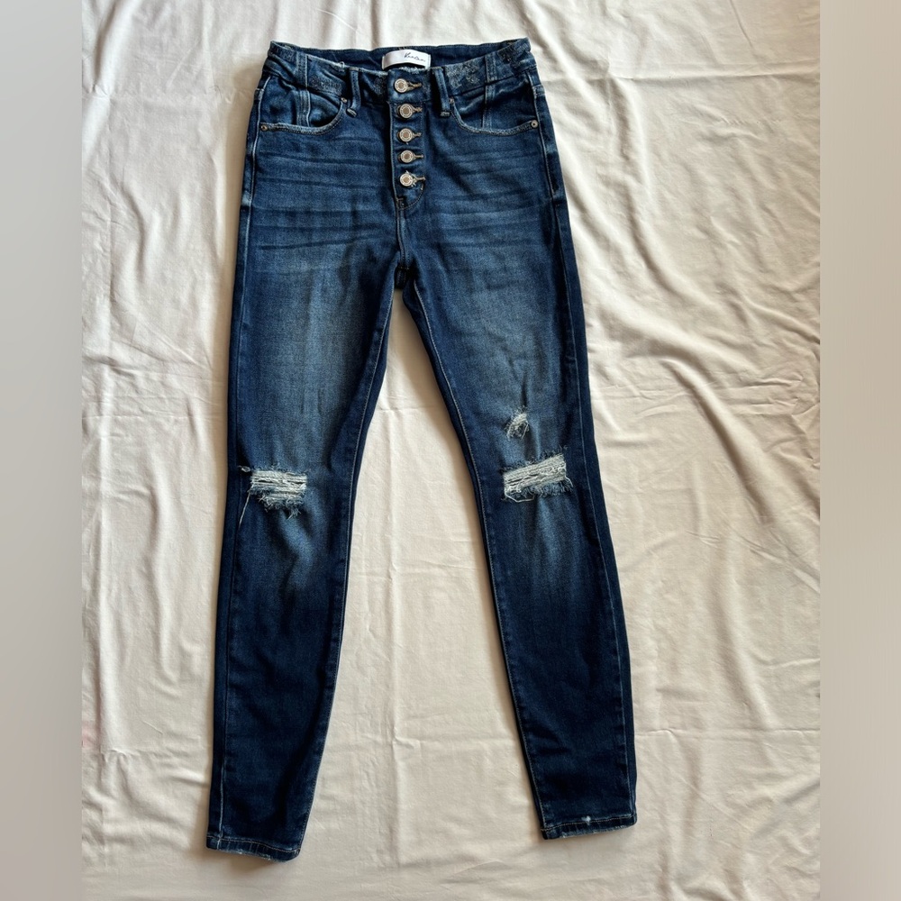 KanCan distressed skinny jeans 5/26